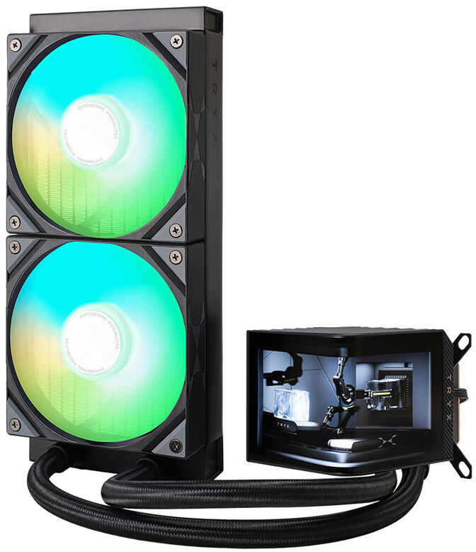 Water Cooler CPU TRYX Panorama 240 ARGB Negro image number 1