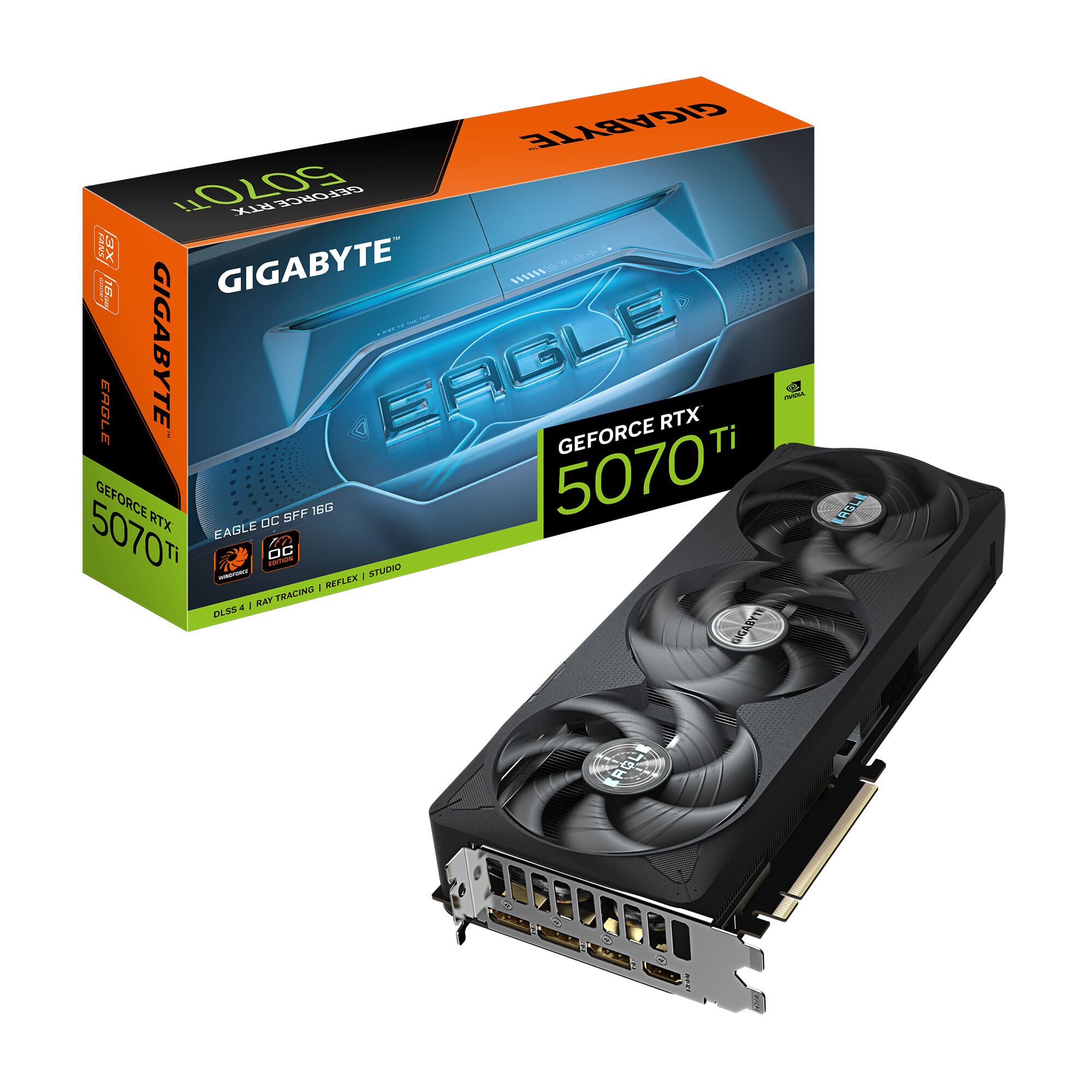 Tarjeta Gr&aacute;fica Gigabyte GeForce&reg; RTX 5070 Ti Eagle OC SFF 16GB GDDR7 DLSS4