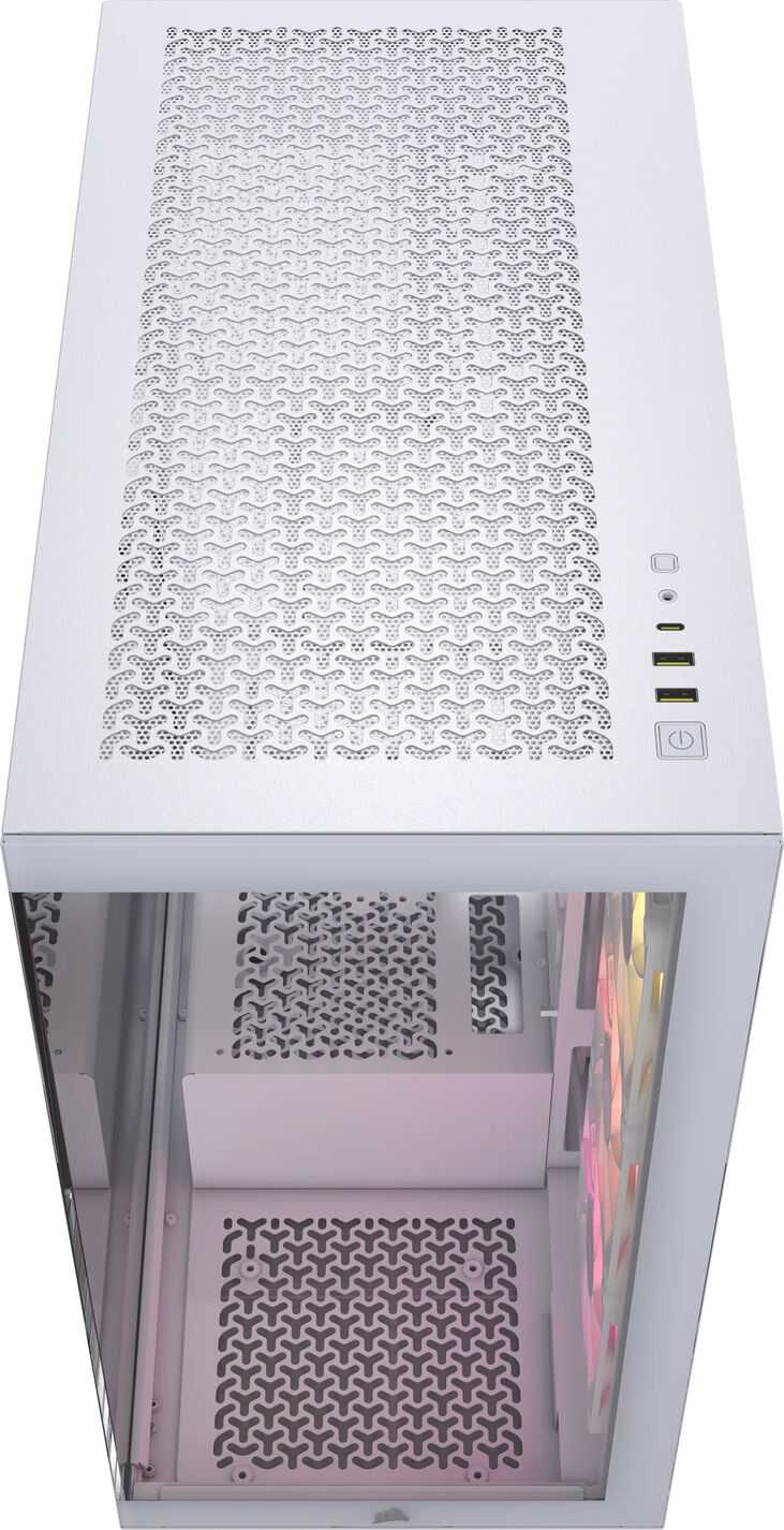 Torre ATX Corsair iCUE LINK 3500X RGB Blanco Cristal Templado image number 1
