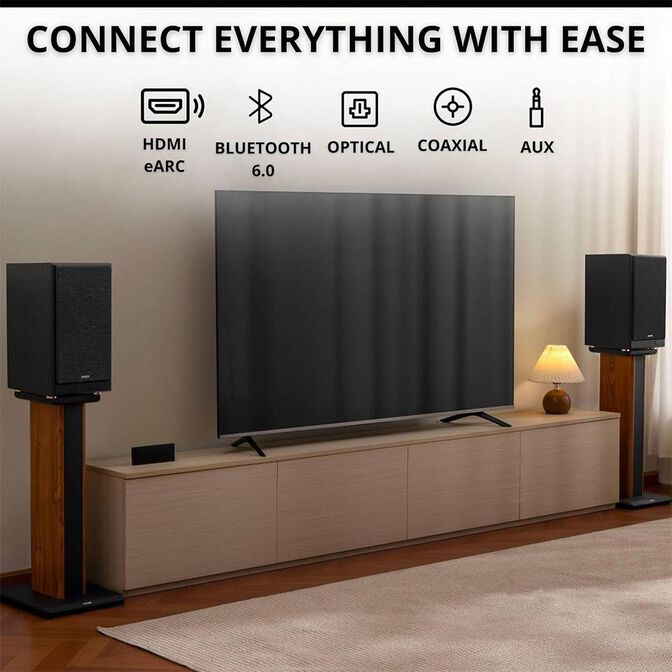 Altavoces Edifier R2750DB MKII Hi-Fi Studio 2.0 144W RMS Negras image number 5