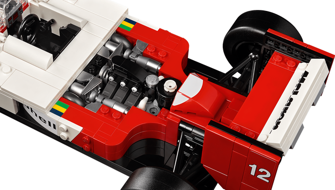 LEGO Icons: McLaren MP4/4 y Ayrton Senna, 693 Piezas (10330) image number 3
