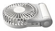Ventilador Port&aacute;til Arctic Summair 2Go Recargable USB-C para Escritorio - Blanco image number null
