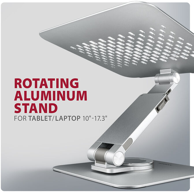 Soporte Elevat&oacute;rio Rotativo AXAGON STND-LR para Port&aacute;tiles 10"-16" image number 3