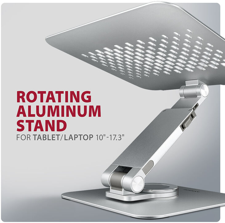 Soporte Elevatório Rotativo AXAGON STND-LR para Portátiles 10"-16" image number 3