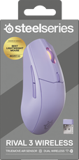 Rat&oacute;n Steelseries Rival 3 Wireless Gen2 Lavanda image number null