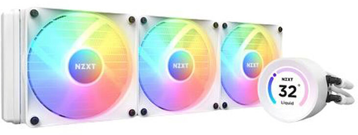 Kit de Refrigeraci&oacute;n L&iacute;quida CPU NZXT Kraken Elite 360 RGB Blanco image number 0