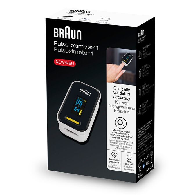 Pulsiox&iacute;metro de Dedo Braun Pulse YK-81CEU image number 2