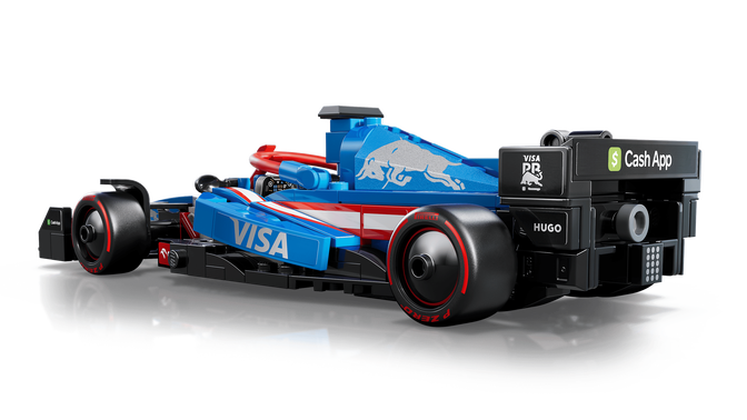 LEGO Speed Champions: Coche de Carreras Visa Cash App RB VCARB 01 F1, 248 Piezas (77246) image number 4