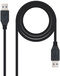 Cable USB 3.0 Nanocable USB-A M/M 1 M Negro