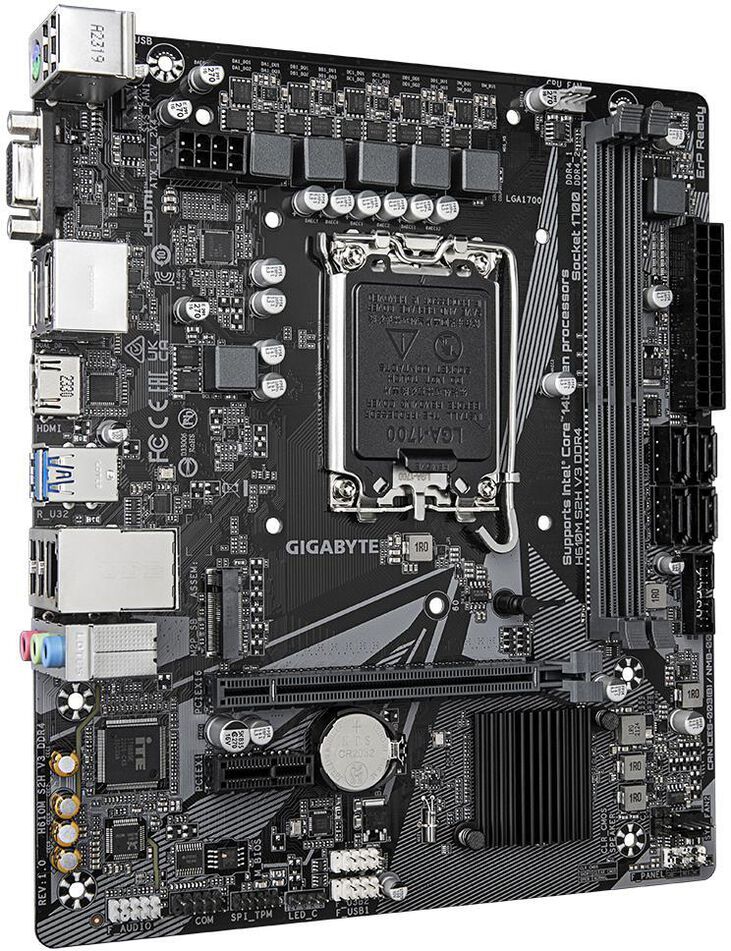 Placa Base Gigabyte H610M S2H V3 DDR4 image number 2