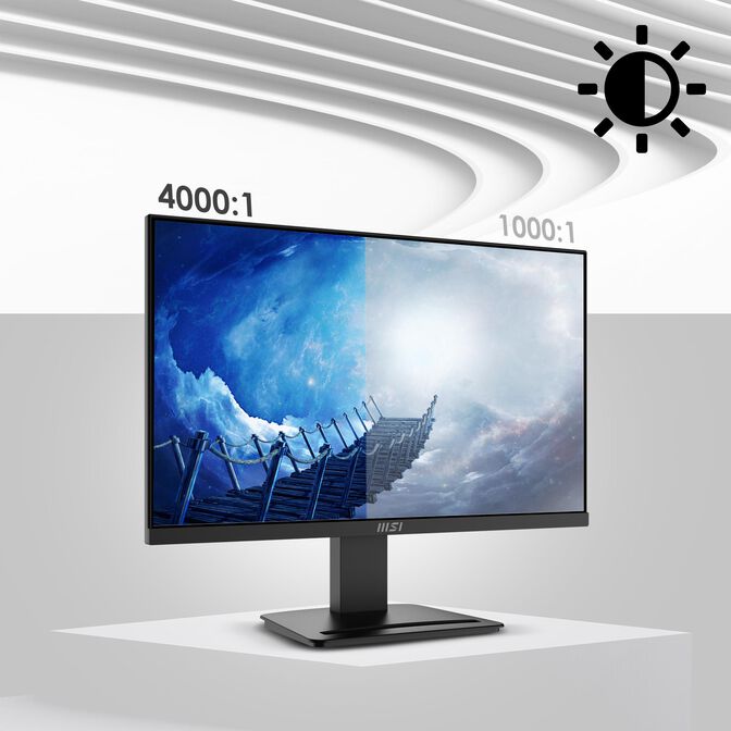 Monitor MSI 23.8" PRO MP2412 VA FHD 100Hz FreeSync (Adaptive Sync) image number 19