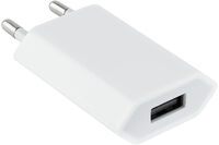 Mini Cargador NanoCable USB 5V/1A Blanco