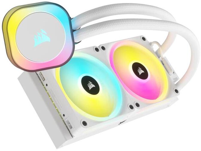 Refrigeraci&oacute;n L&iacute;quida CPU Corsair iCUE LINK H100i RGB 240mm Blanco image number 4