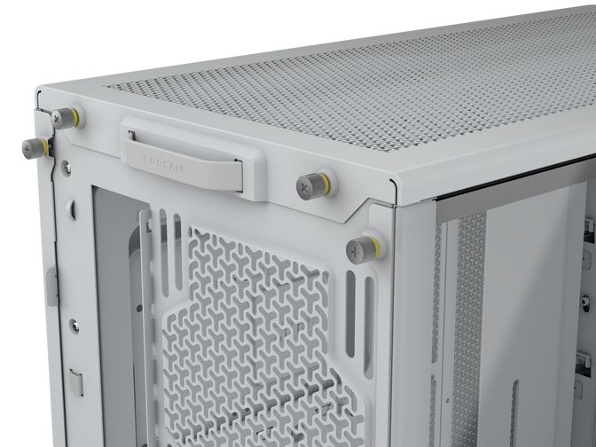 Torre ATX Corsair Frame 4000D Performance Blanco Cristal Templado image number 9