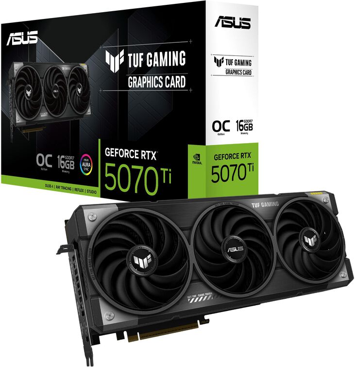 Tarjeta Gráfica Asus GeForce® RTX 5070 Ti TUF Gaming OC 16GB GDDR7 DLSS4 image number 9