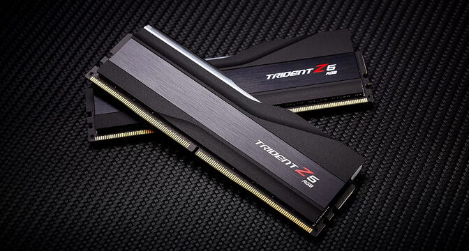 G.Skill Kit 64GB (2 x 32GB) DDR5 6000MHz Trident Z5 EXPO CL36 Black - F5-6000J3636F32GX2-TZ5RK image number 2