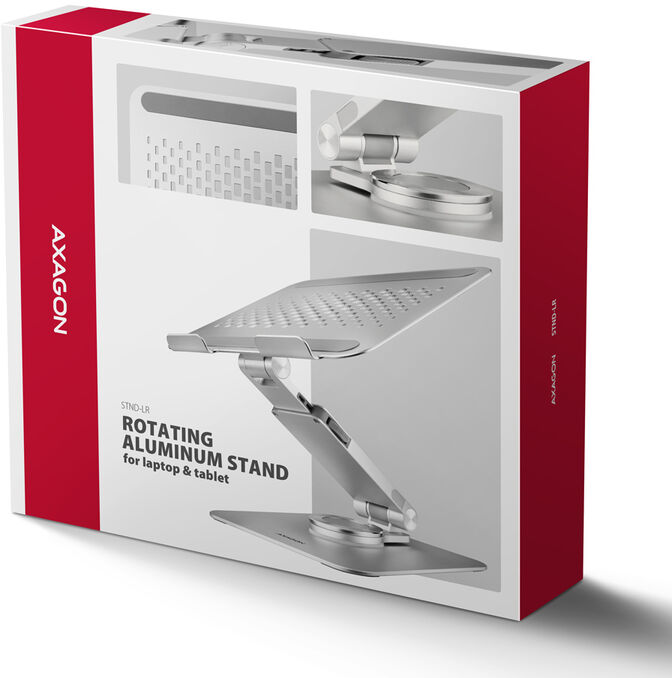 Soporte Elevat&oacute;rio Rotativo AXAGON STND-LR para Port&aacute;tiles 10"-16" image number 23