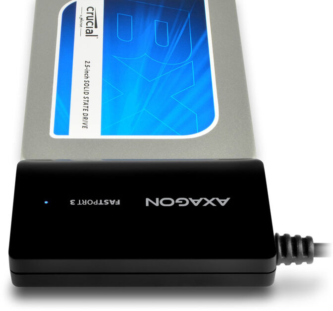 Adaptador AXAGON ADSA-FP3 FASTPort3, USB 3.0, HDD/SSD/ODD, SATA 6G HDD - inclui cargador image number 3