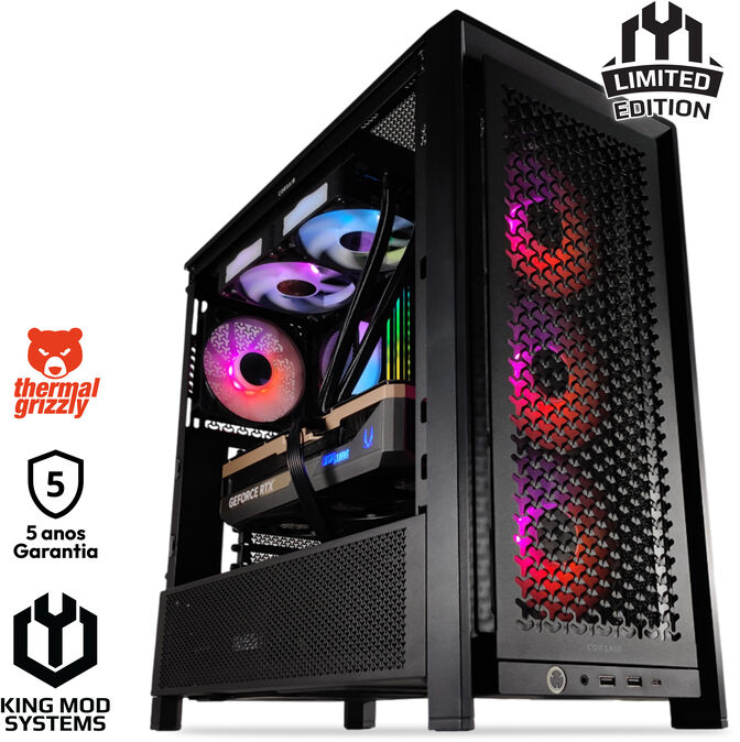 Ordenador King Mod Limited-PC Ryzen 7 9800X3D 64GB DDR5 2TB RTX 5080 WiFi W11 image number 0