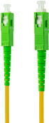 Cable de Fibra Óptica NanoCable SC/APC-SC/APC Monomodo Simplex LSZH 3 M Amarillo image number null
