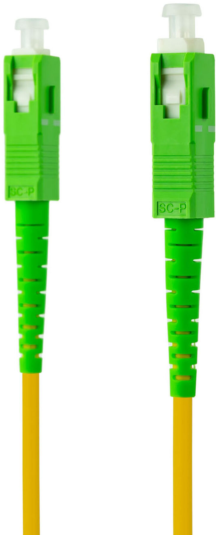 Cable de Fibra Óptica NanoCable SC/APC-SC/APC Monomodo Simplex LSZH 3 M Amarillo image number 1
