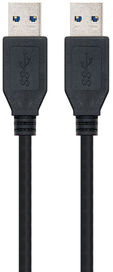 Cable USB 3.0 Nanocable USB-A M/M 1 M Negro image number null