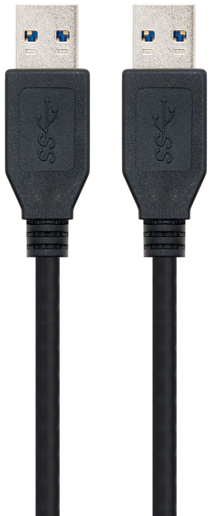Cable USB 3.0 Nanocable USB-A M/M 1 M Negro image number 1