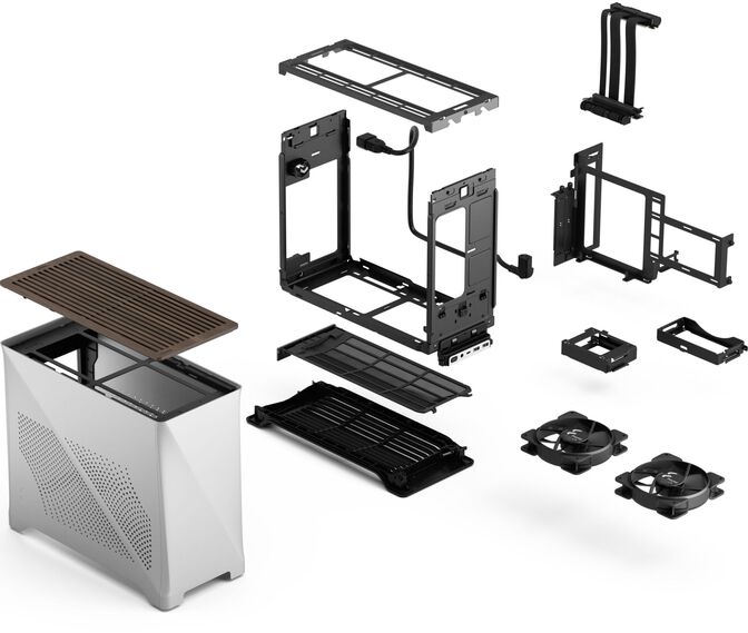 Torre Mini-ITX Fractal Design Era 2 Silver image number 29