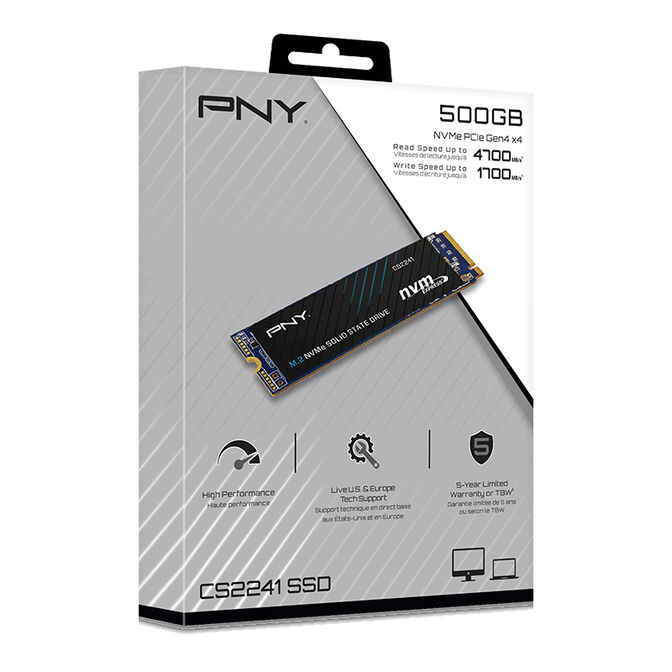 SSD PNY CS2241 4TB Gen4 M.2 NVMe (5000/4200MB/s) image number 9