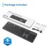 Teclado Ewent EW3297 Illuminated Wireless Multimode Bluetooth/2.4Ghz Wireless PT Preto image number null