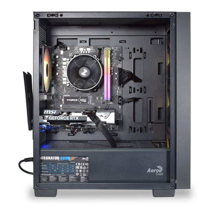 Ordenador AURA Gamer-PC Ryzen 5 7500F 32GB DDR5 1TB RTX 5060 WiFi W11 V2 image number 2