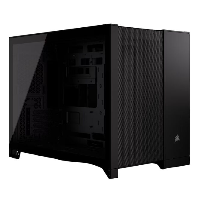 Torre Micro-ATX Corsair 2500D Airflow Negro Cristal Templado image number 0