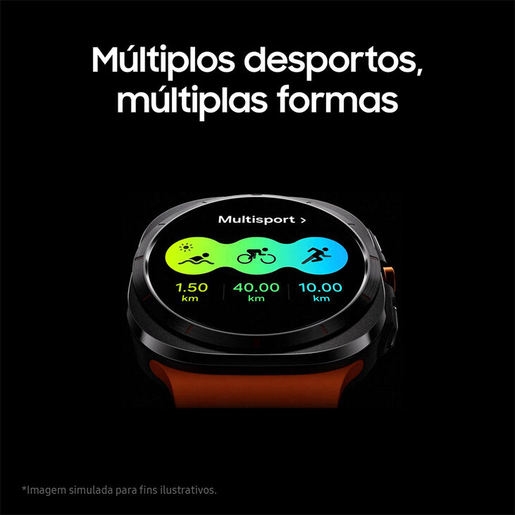 Reloj Smartwatch Samsung Galaxy Watch Ultra 47mm LTE Plata Titanio image number 2
