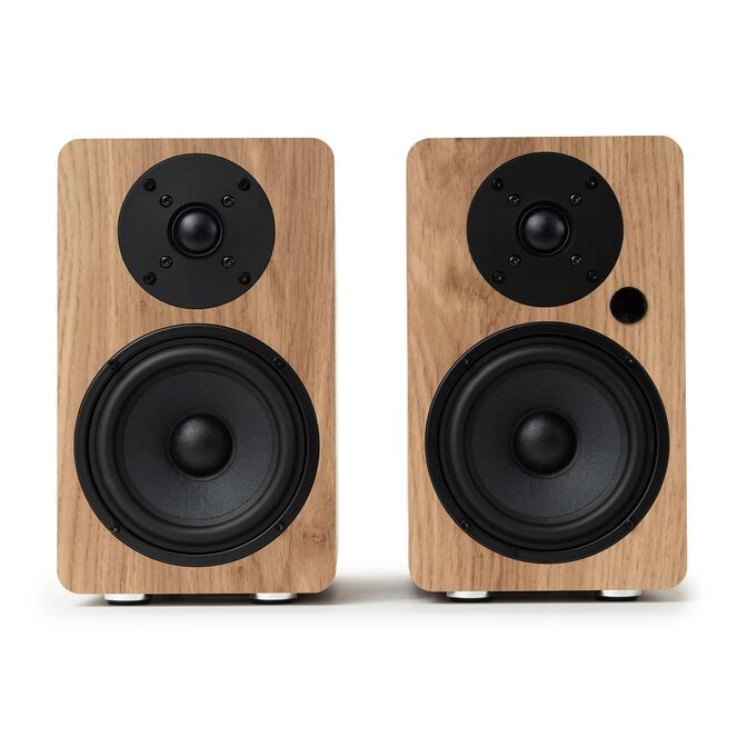 Altavoces Hi-Fi Vulkkano A5 ARC MKII 50W Bluetooth HDMI ARC Marrones image number 1