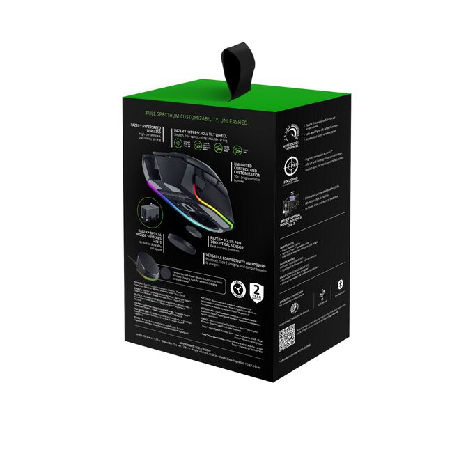 Rat&oacute;n Razer Basilisk V3 Pro 30000DPI Wireless Negro image number 4