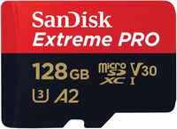 Tarjeta de Memoria SanDisk Extreme Pro MicroSDXC UHS-I C10 U3 V30 128GB