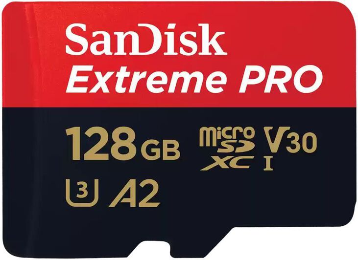 Tarjeta de Memoria SanDisk Extreme Pro MicroSDXC UHS-I C10 U3 V30 128GB image number 0
