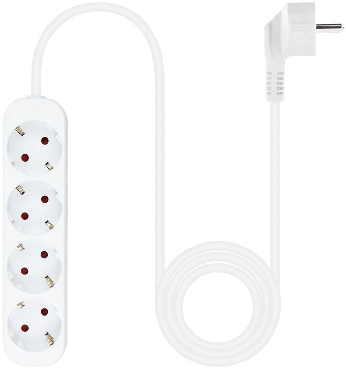 Regleta NanoCable 4 Tomas 1.4 M Blanco image number 1