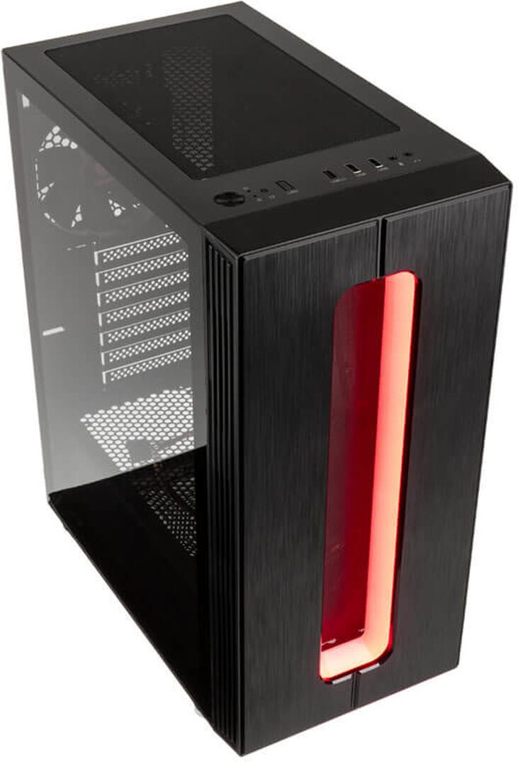Caja ATX Kolink Nimbus RGB Negro Vidrio Templado image number 1