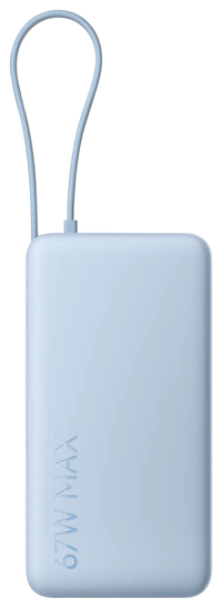 Power Bank Xiaomi 67W 20000mAh (Cable Integrado) Azul Hielo