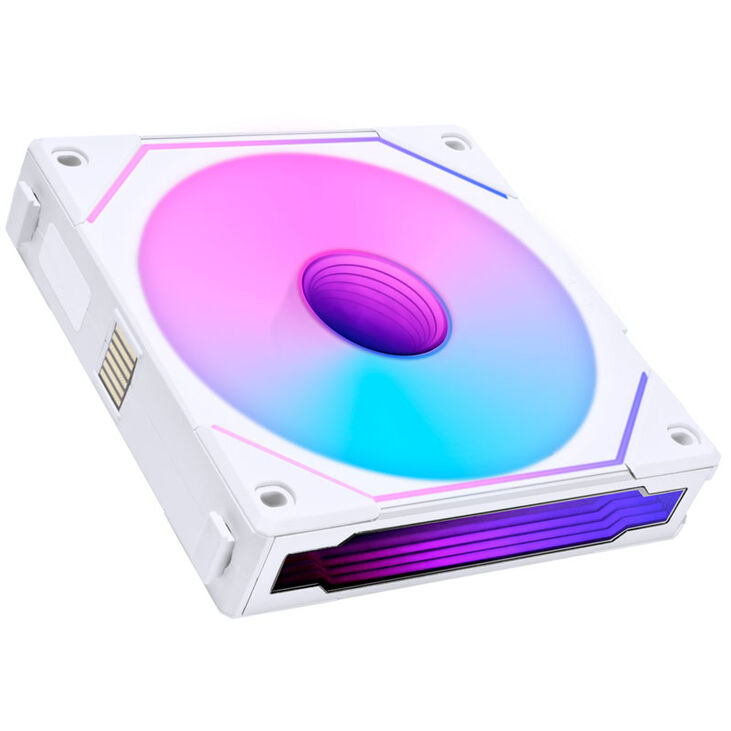 Ventilador Lian Li UNI FAN SL120 Infinity RGB Reverse Blade PWM Blanco 120mm (Pack 3) image number 1
