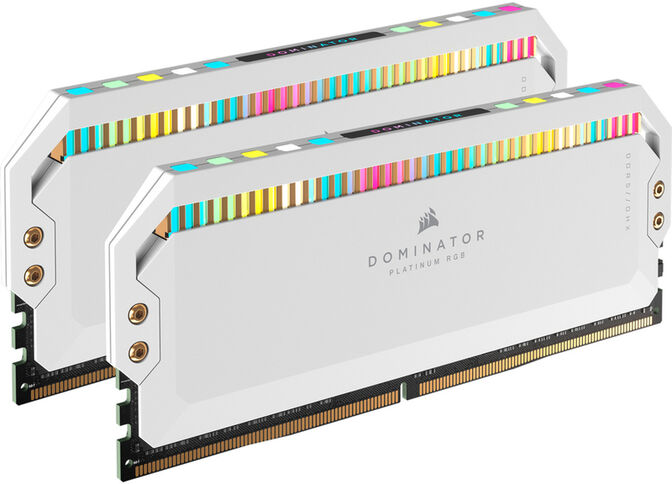 Corsair Kit 32GB (2 x 16GB) DDR5 5600MHz Dominator Platinum RGB White CL36 image number 2