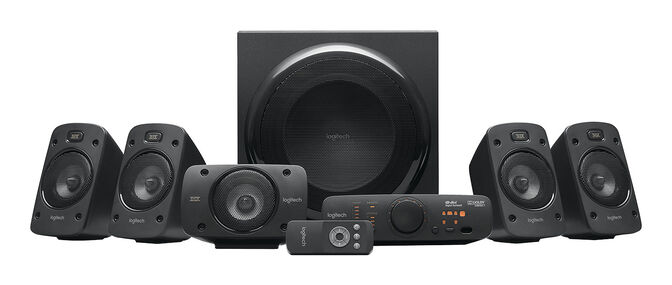 Altavozes Logitech Z906 THX Surround Sound 5.1 1000W Peak/500W RMS Negro image number 1