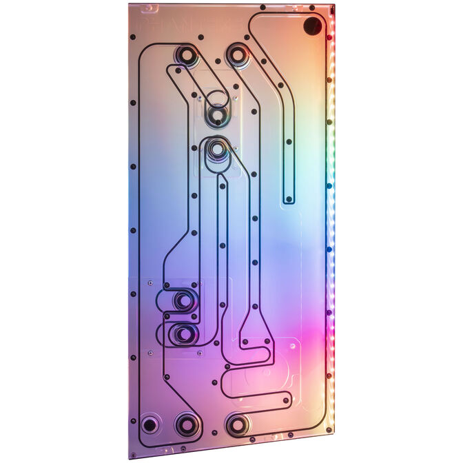 Phanteks Glacier EZ-Fit DIS-NV5 Distro Plate 16mm EZ-Fit Negro para Phanteks NV5 image number 0