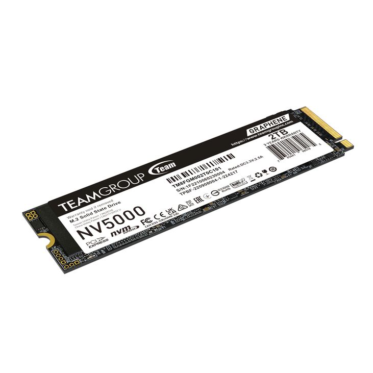 SSD Team Group NV5000 2TB Gen4 M.2 NVMe (5000/3000MB/s) image number 1
