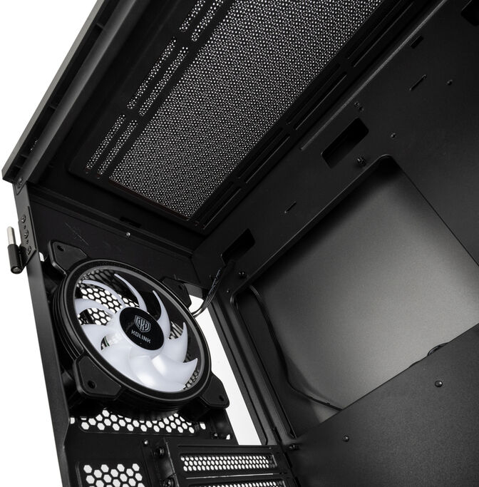 Caja ATX Kolink Stronghold Prism RGB Aluminio Negro image number 8