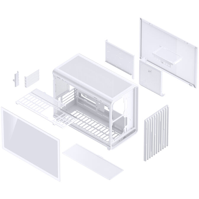 Caja Micro-ATX Jonsbo D33 Vidrio Temperado Blanco image number 18