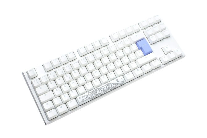 Teclado Mec&acirc;nico Ducky ONE 3 Classic TKL RGB Pure White MX-Silver (ES) image number 1