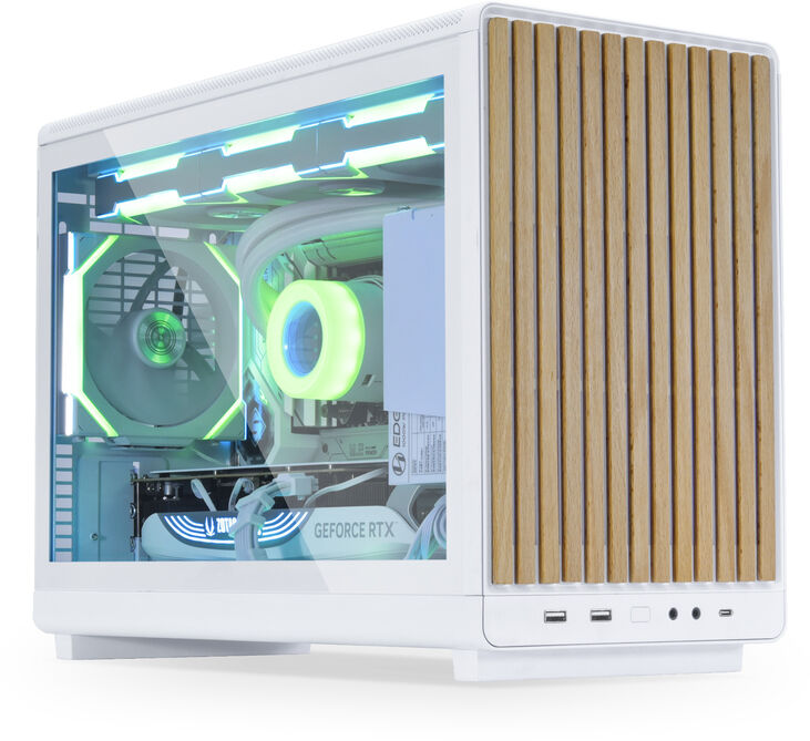 Caja Micro-ATX Lian Li x Dan Cases A3 Blanca Madera image number 10