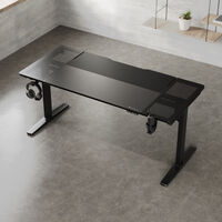 Mesa de Escritorio Gaming TX3 (ThunderX3) LAB-X &ndash; Negro (Embalaje doble)